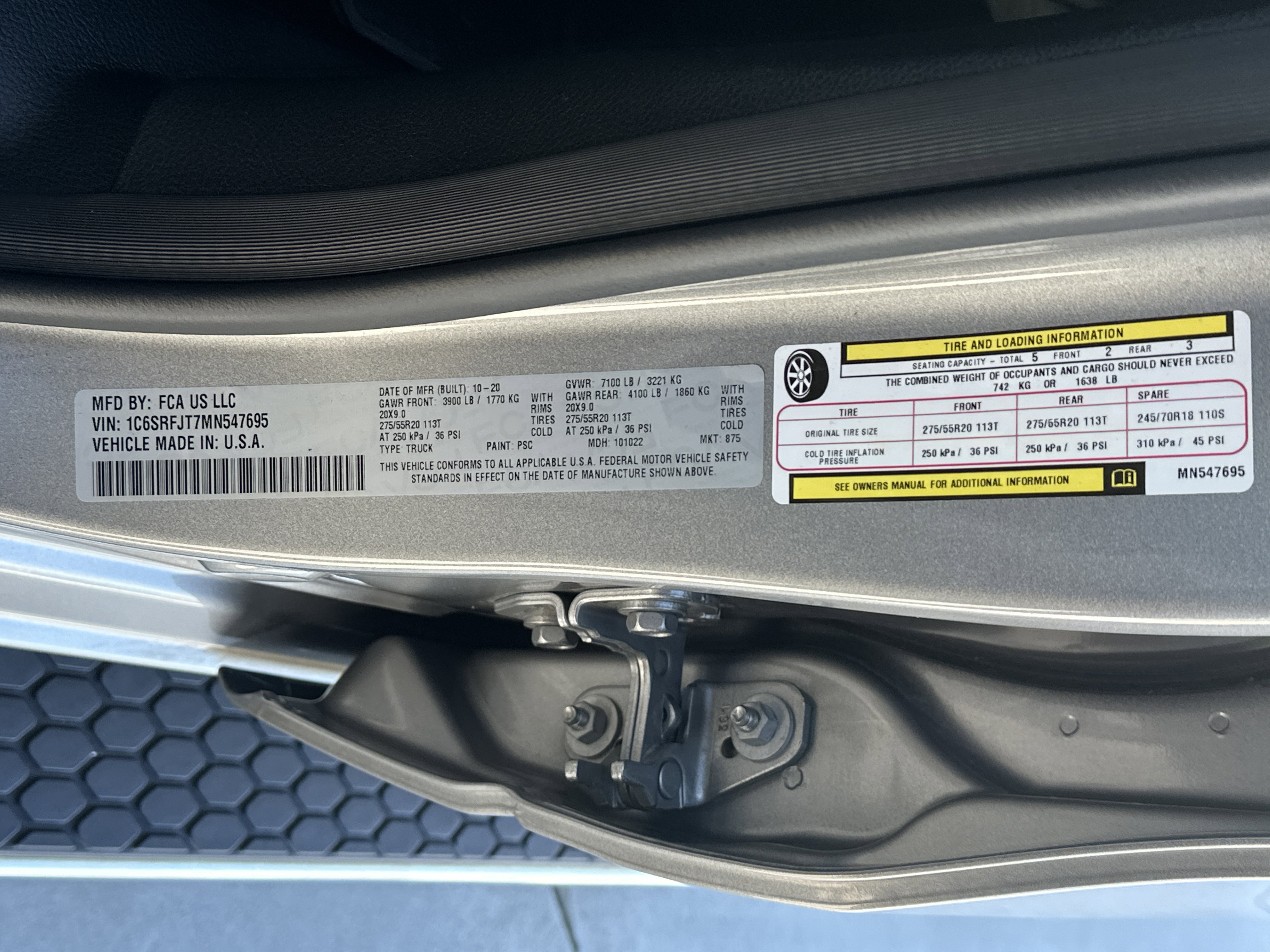 Used 2021 RAM 1500 Laramie w/ Sport Appearance Package image 34