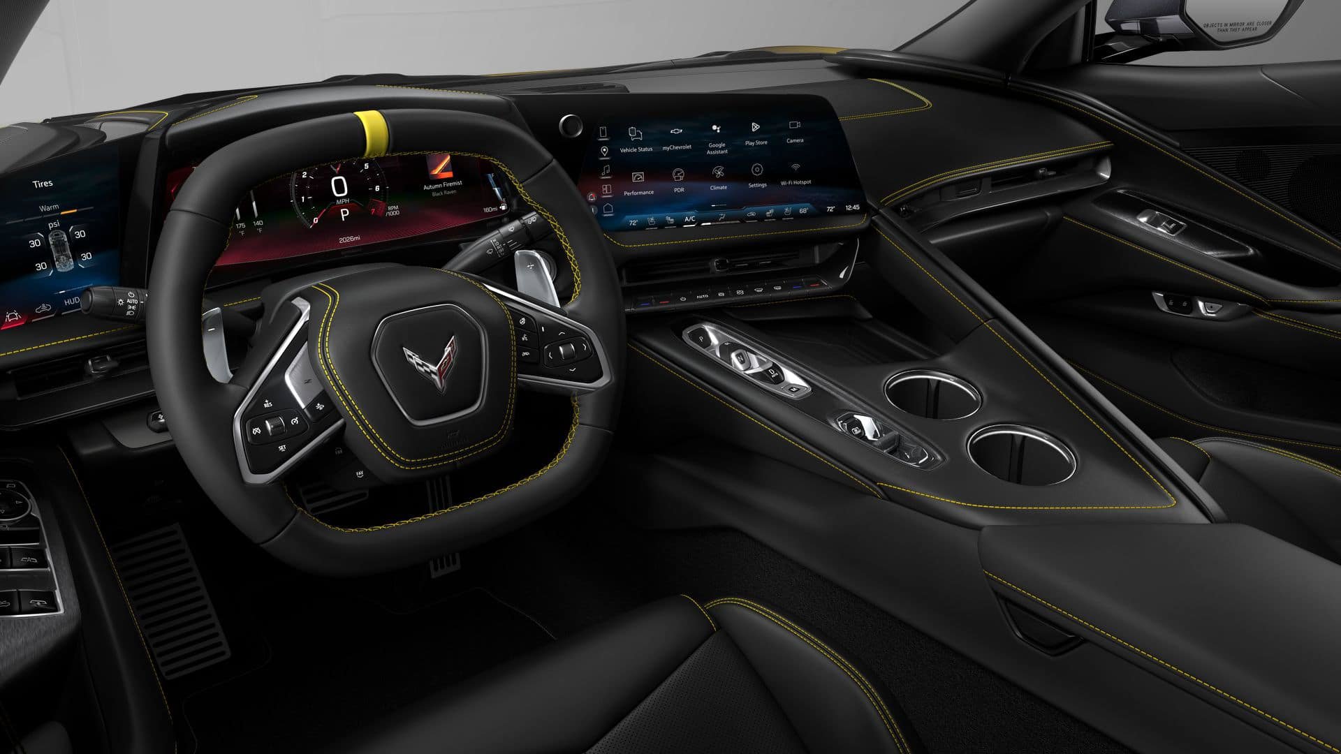 New 2027 Chevrolet Corvette Stingray Convertible w/ Stealth Interior Trim Package RWD image 59