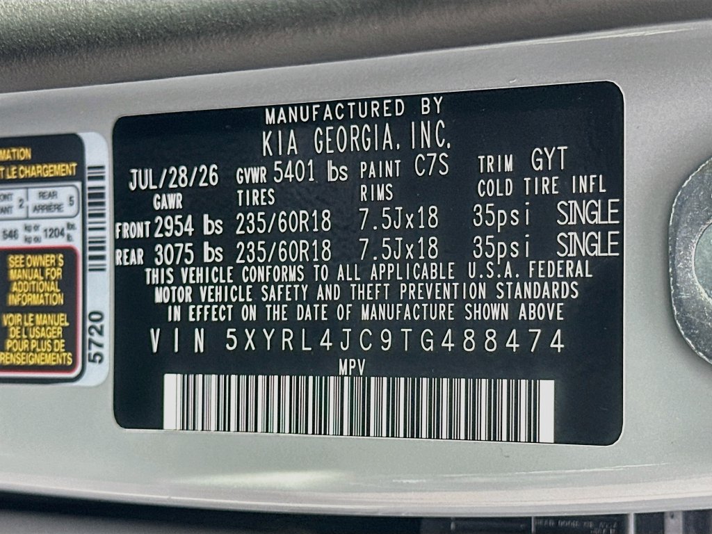 New 2026 Kia Sorento S w/ S Panoramic Sunroof Package FWD image 32