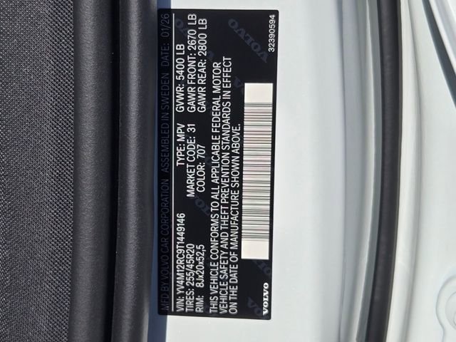 New 2026 Volvo XC60 B5 Plus w/ Protection Package Premier AWD/4WD image 25