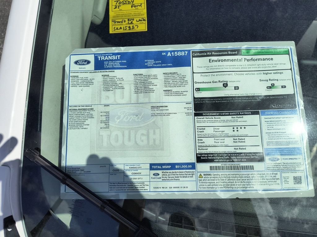 New 2025 Ford Transit 250 Low Roof image 59