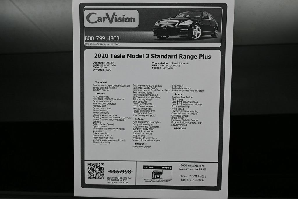 Used 2020 Tesla Model 3 Standard Range Plus image 38