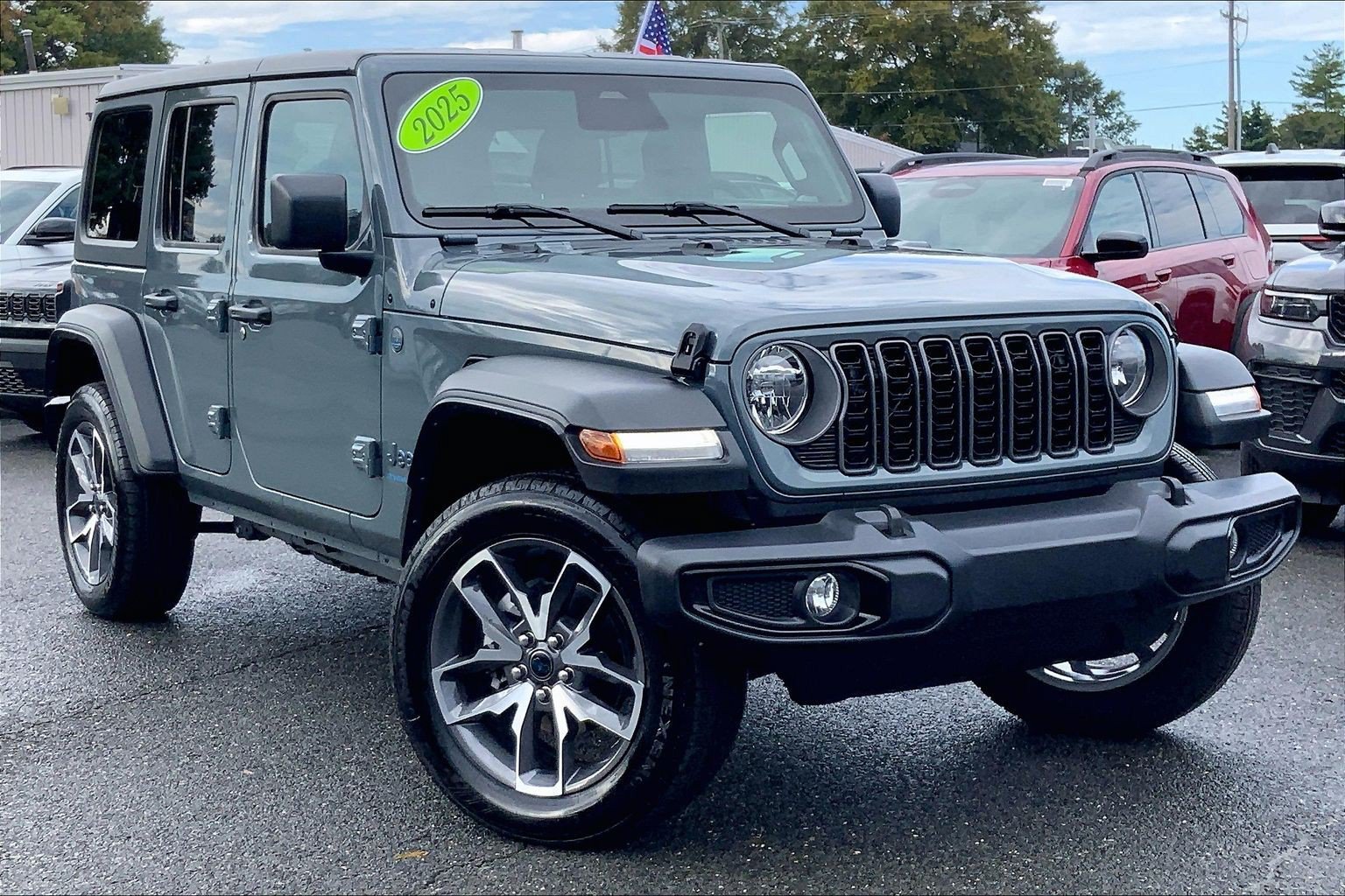 Certified 2025 Jeep Wrangler Unlimited Sport S 4xe w/ Convenience Group AWD/4WD image 2