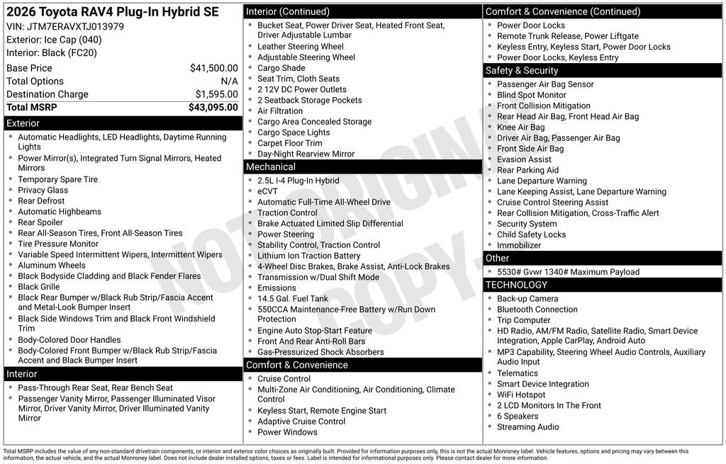 Used 2026 Toyota RAV4 SE AWD/4WD image 29