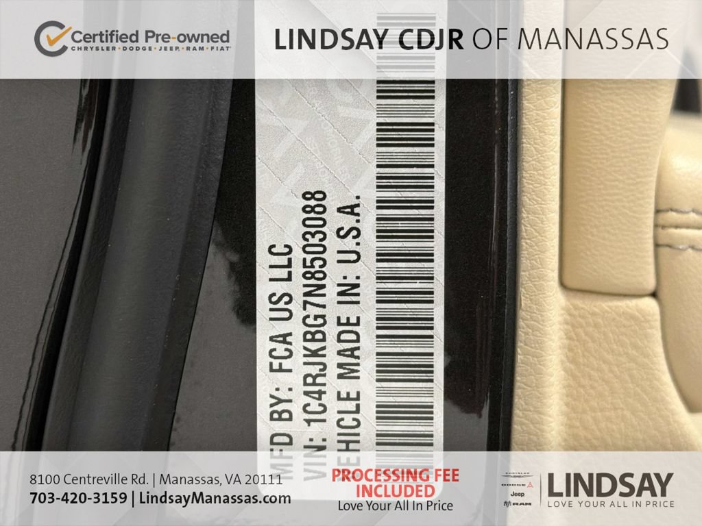 Certified 2022 Jeep Grand Cherokee L Limited AWD/4WD image 33