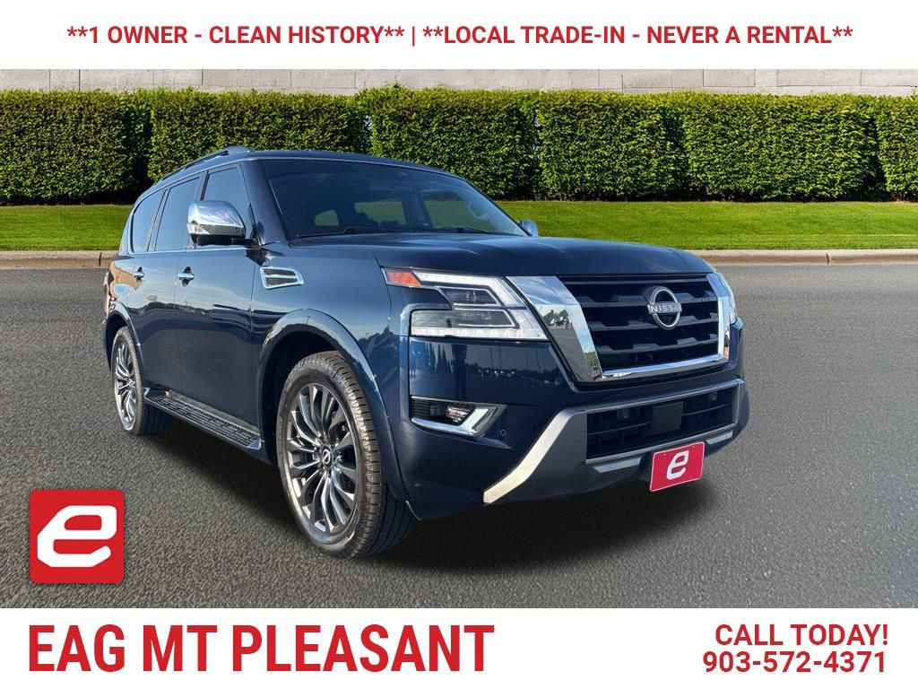 Used 2023 Nissan Armada Platinum w/ Captain's Chairs Package