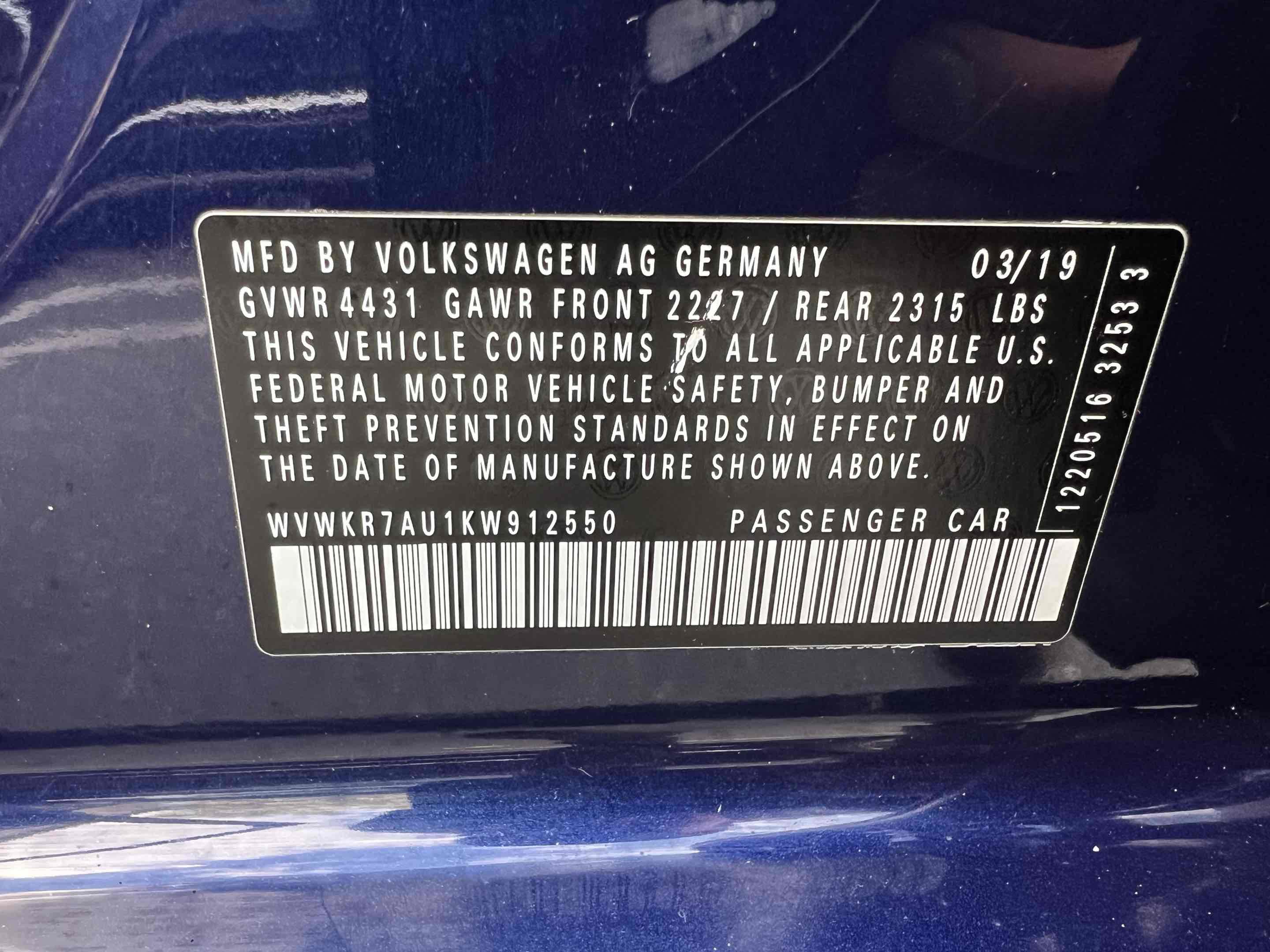 Used 2019 Volkswagen e-Golf SE w/ Driver Assistance Package image 11