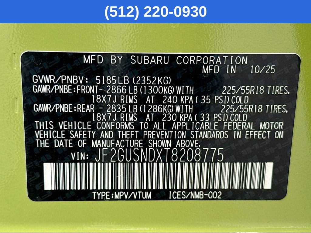 New 2026 Subaru Crosstrek 2.5i Limited w/ Crosstrek Mirror Package image 41