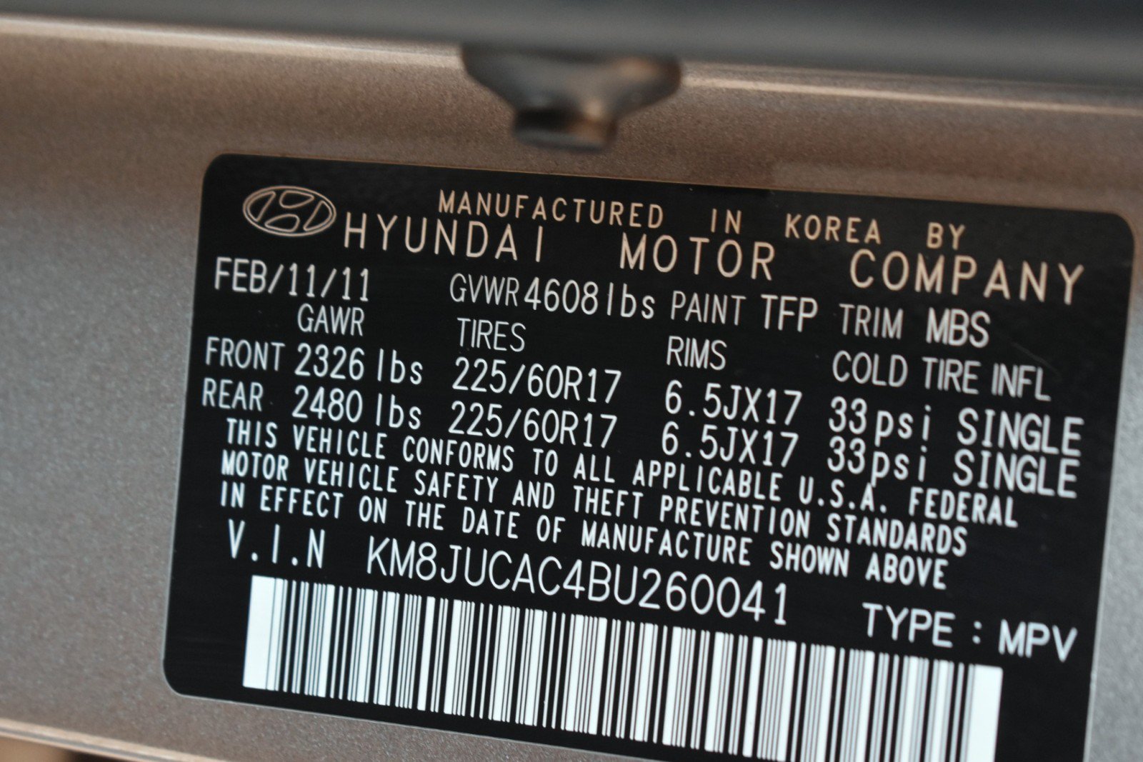 Used 2011 Hyundai Tucson GLS w/ Navigation Pkg 2 AWD/4WD image 44