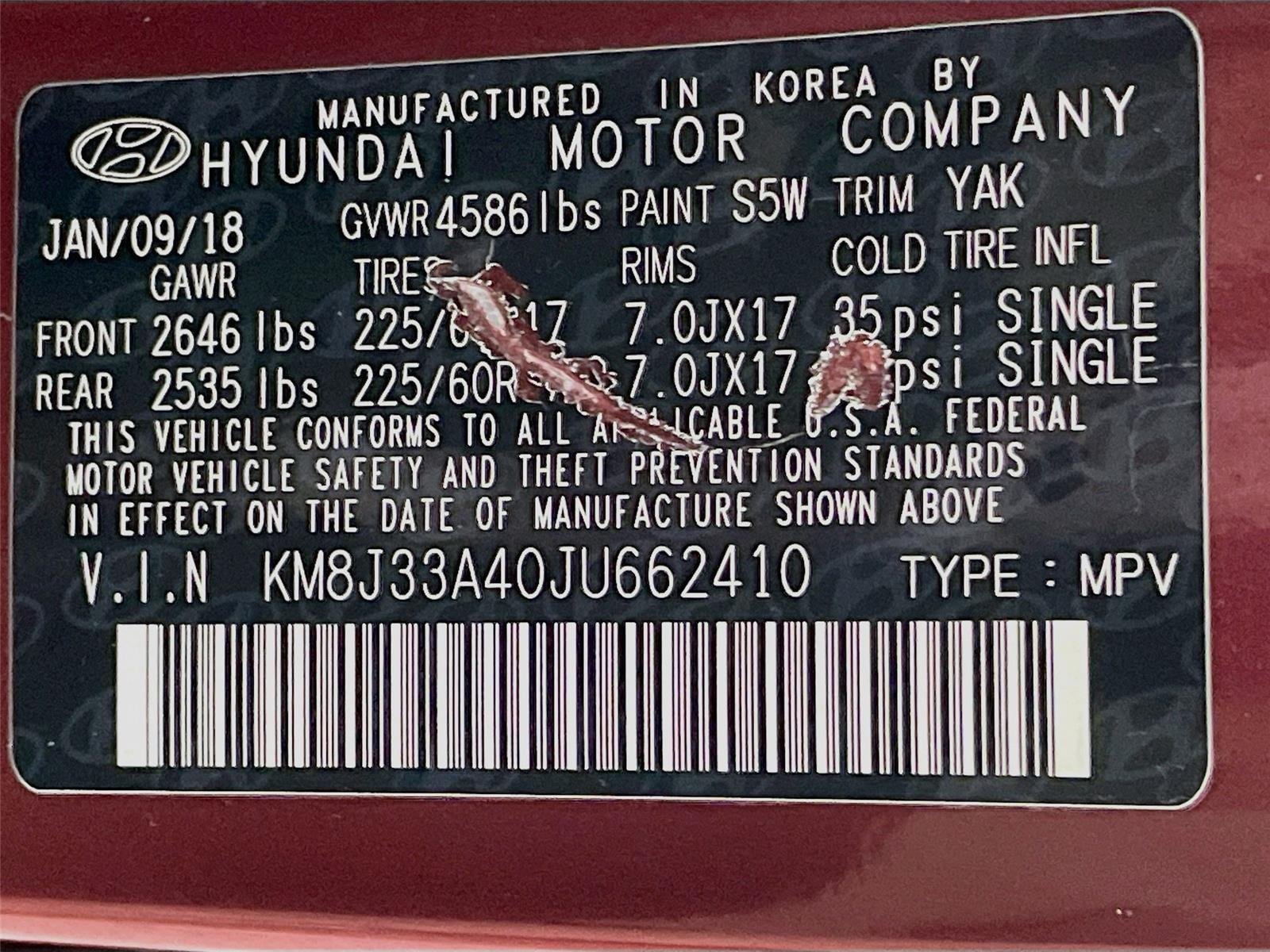 Used 2018 Hyundai Tucson SEL FWD image 33