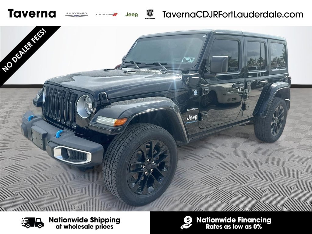 Certified 2023 Jeep Wrangler Unlimited Sahara w/ Cold Weather Group AWD/4WD image 1