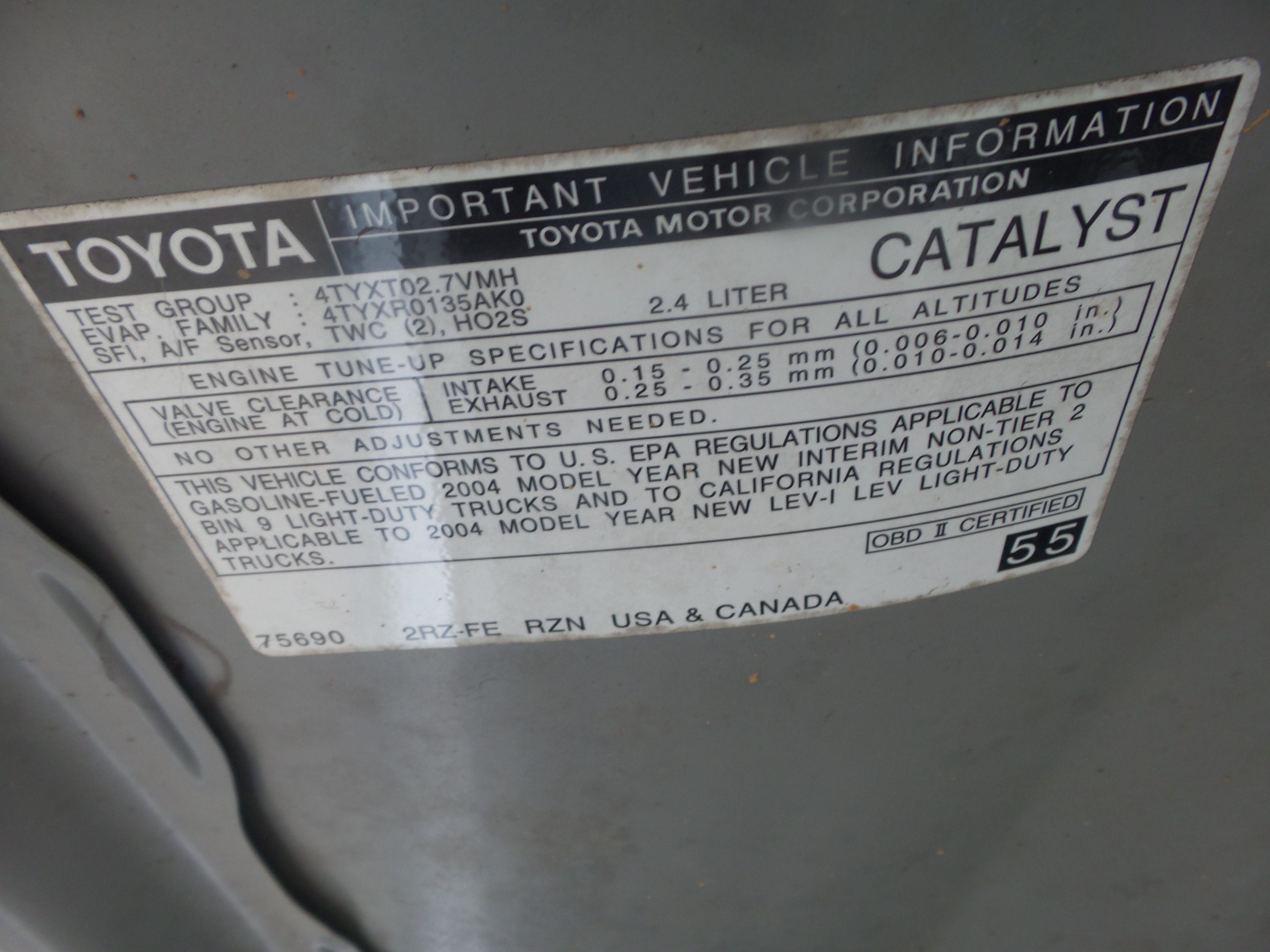 Used 2004 Toyota Tacoma 2WD Xtracab image 82