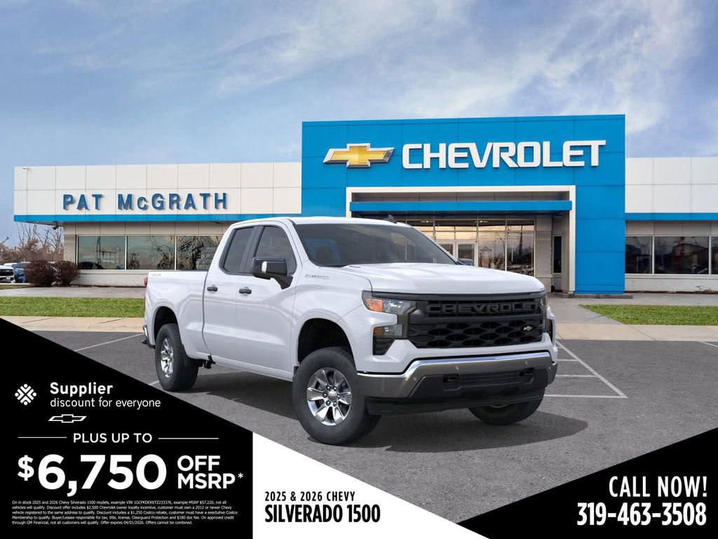 New 2026 Chevrolet Silverado 1500 W/T