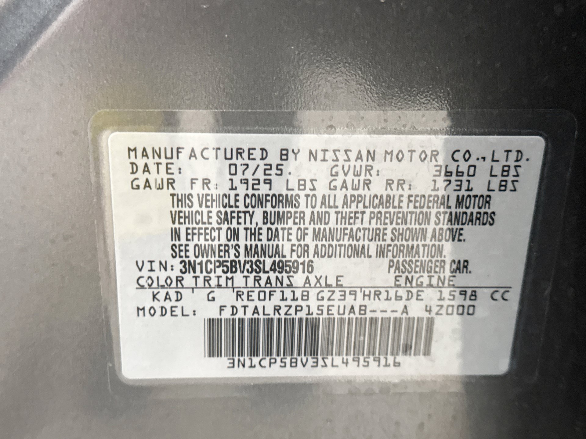 Used 2025 Nissan Kicks Play S FWD image 12