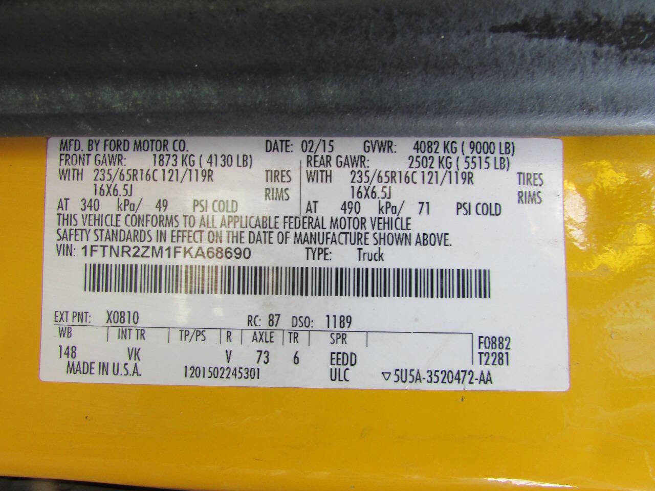 Used 2015 Ford Transit 250 148 Low Roof image 30