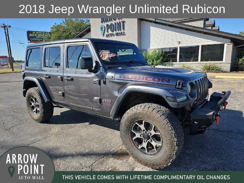 Used 2018 Jeep Wrangler Unlimited Rubicon AWD/4WD image 1