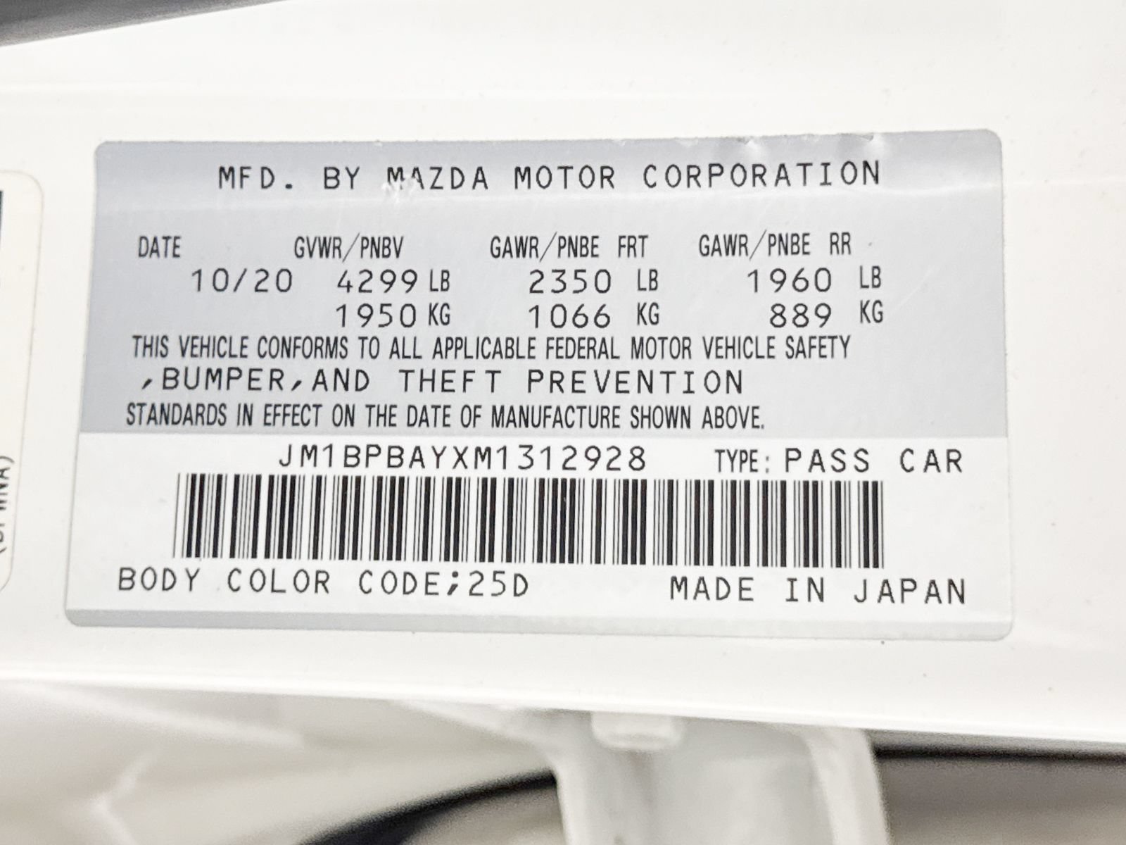 Used 2021 MAZDA MAZDA3 AWD 2.5 Turbo Sedan image 41