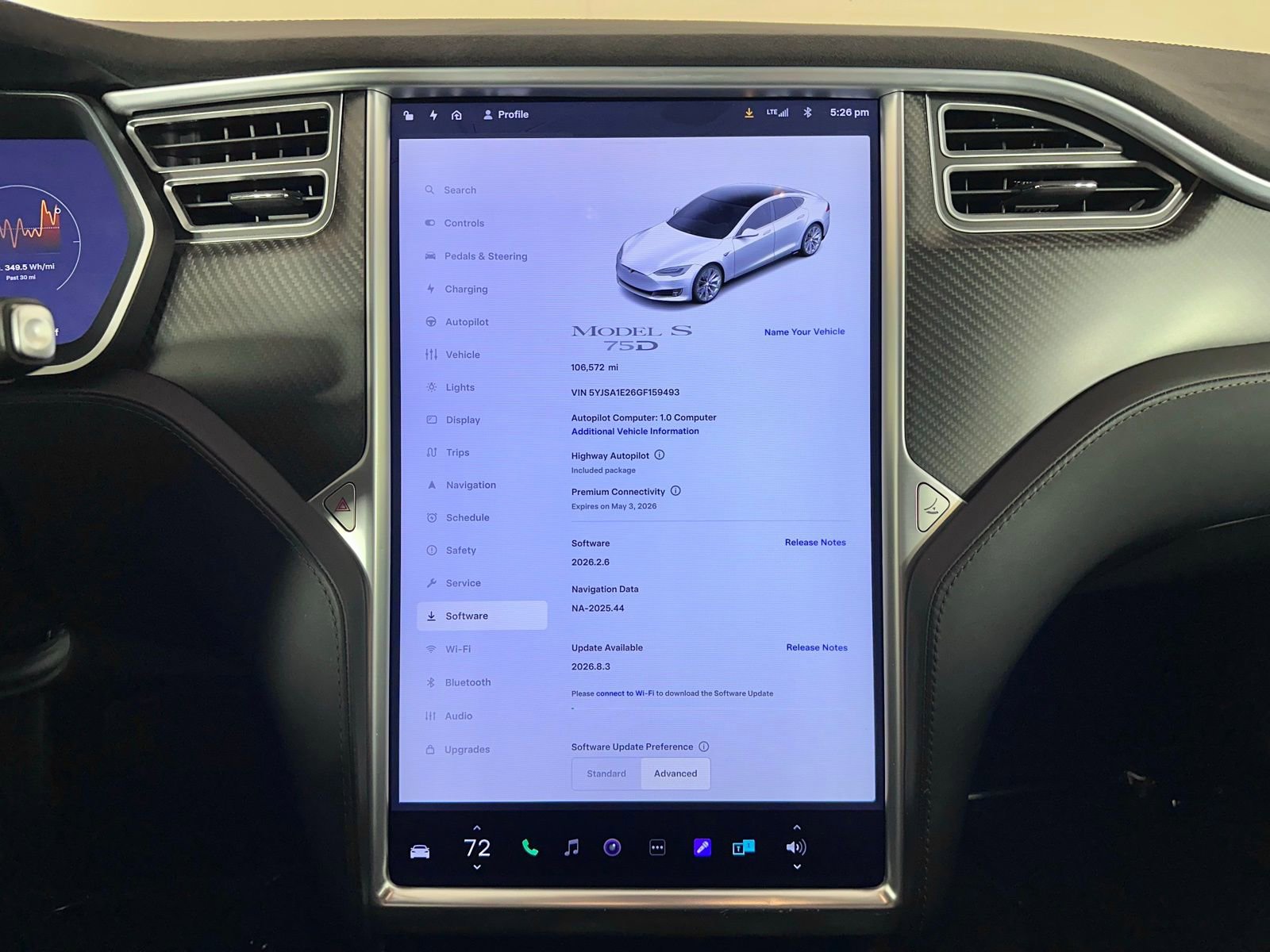 Used 2016 Tesla Model S 75D image 3