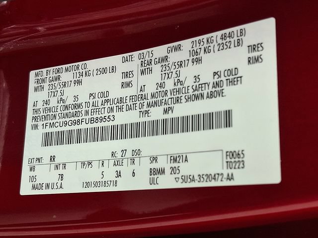 Used 2015 Ford Escape SE w/ Equipment Group 201A AWD/4WD image 25