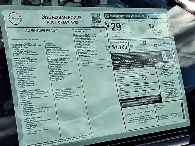 New 2026 Nissan Rogue SV w/ Rock Creek Premium Package AWD/4WD image 27