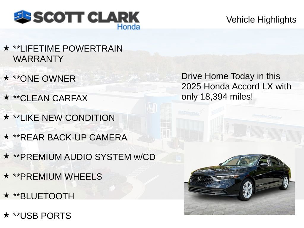 Used 2025 Honda Accord LX image 11