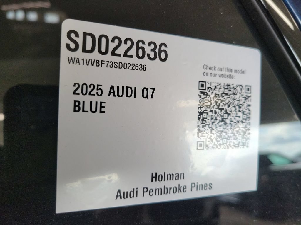 Certified 2025 Audi Q7 3.0T Prestige w/ Prestige Package AWD/4WD image 20