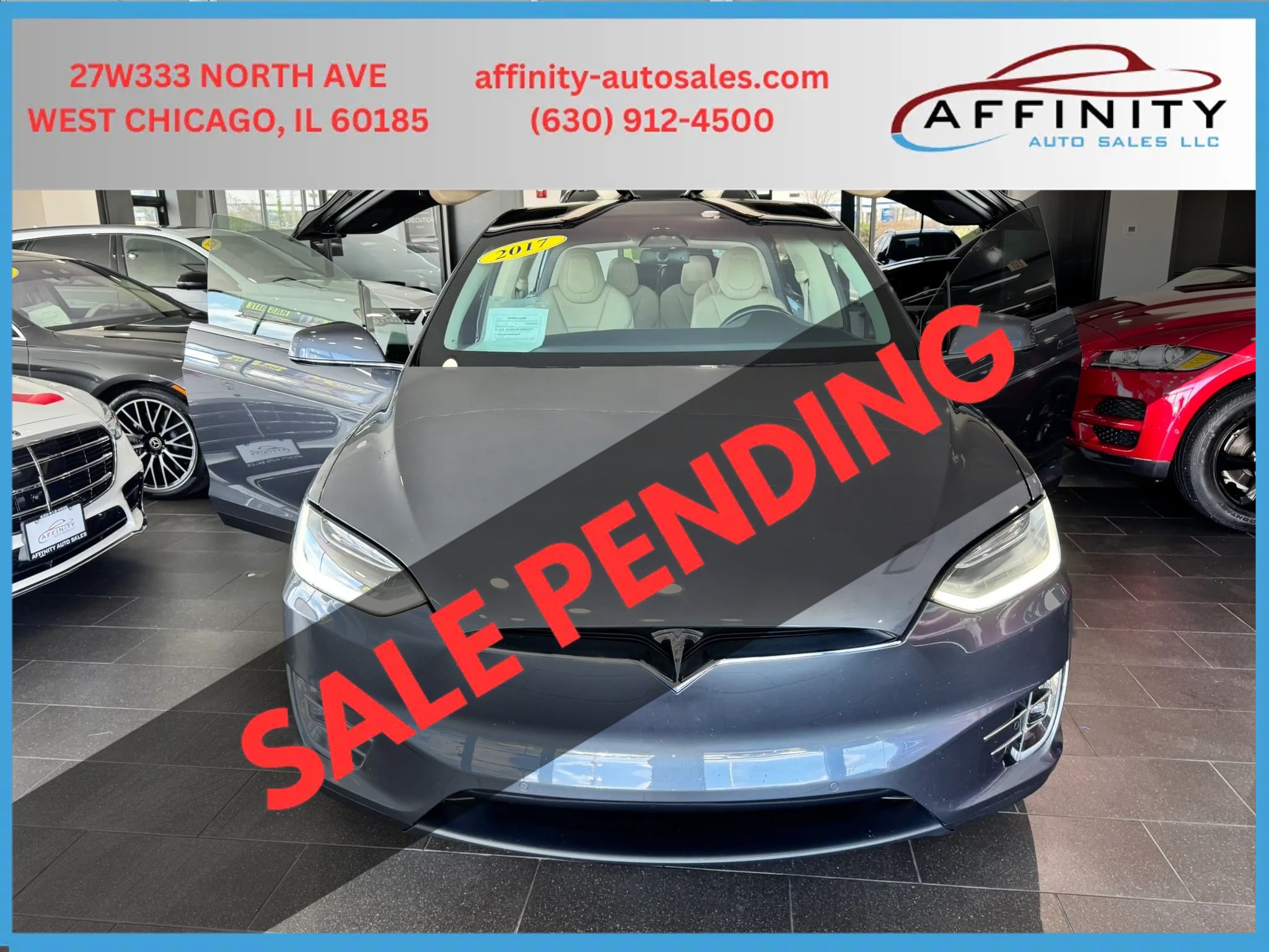 Used 2017 Tesla Model X 90D AWD/4WD image 9