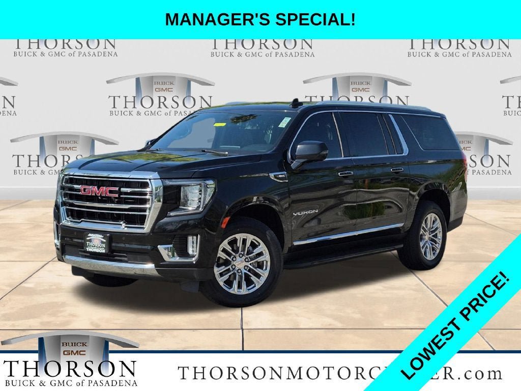 Used 2021 GMC Yukon XL SLT w/ Rear Media and Nav Package AWD/4WD image 1