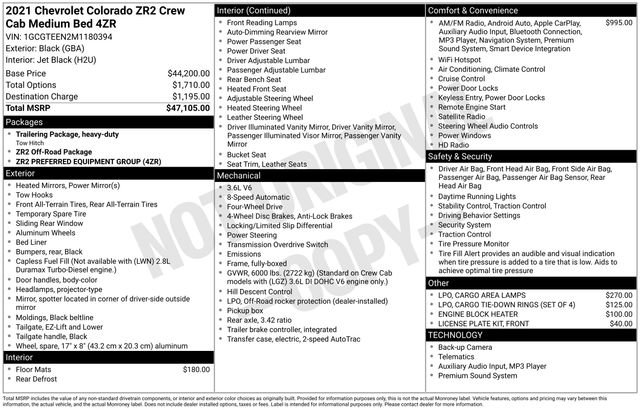 Used 2021 Chevrolet Colorado ZR2 image 24