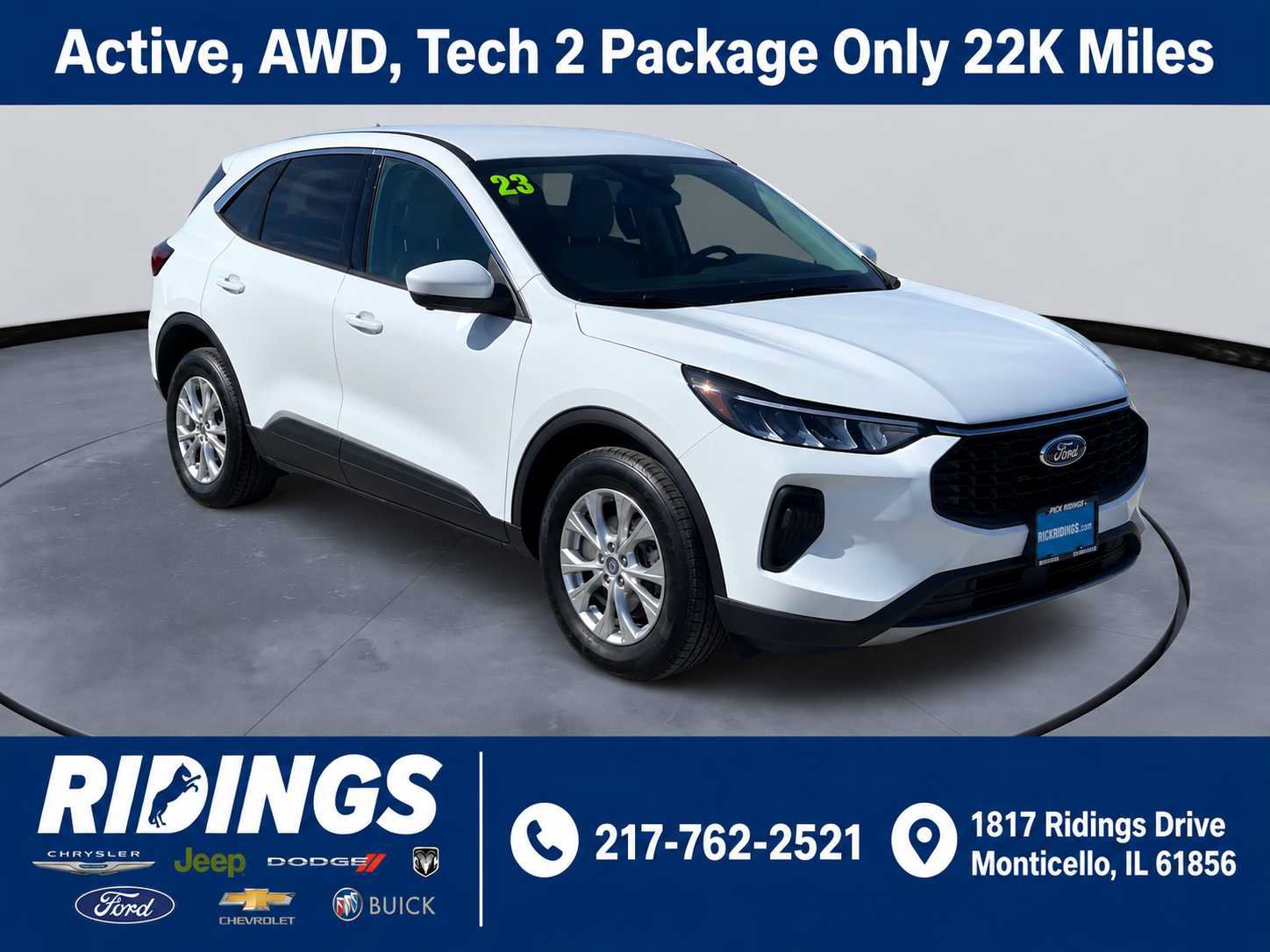 Used 2023 Ford Escape Active w/ Tech Pack #2 AWD/4WD image 1