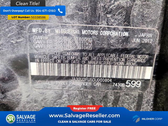 Used 2013 Mitsubishi Lancer ES FWD image 16