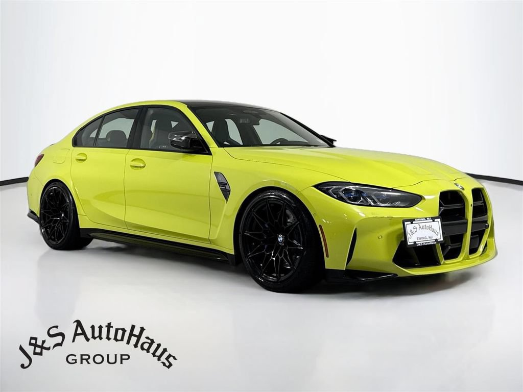 Used 2021 BMW M3 Competition w/ M Carbon Exterior Package RWD image 1