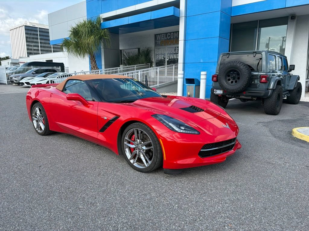 Used 2014 Chevrolet Corvette Stingray Convertible w/ 3LT Preferred Equipment Group RWD image 3