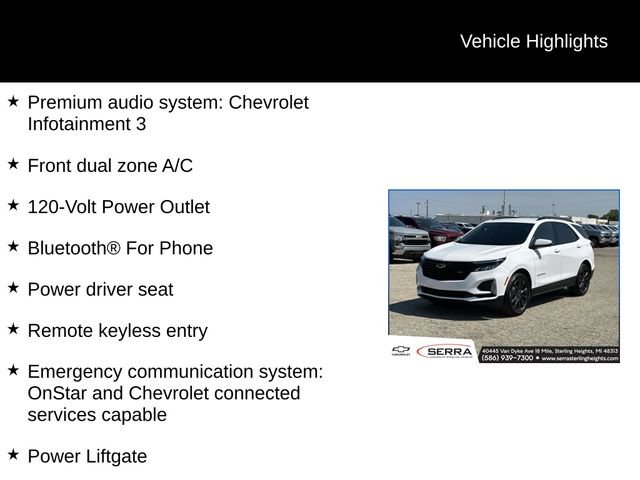 Certified 2024 Chevrolet Equinox RS w/ RS Leather Package FWD image 5