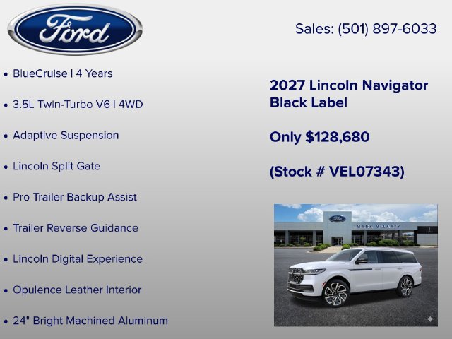 New 2027 Lincoln Navigator Black Label AWD/4WD image 12