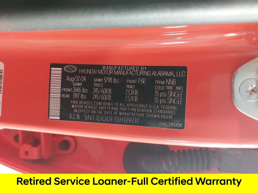 Certified 2025 Hyundai Santa Cruz XRT AWD/4WD image 35