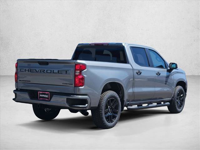 New 2026 Chevrolet Silverado 1500 Custom w/ Turbomax Blackout Package RWD image 2