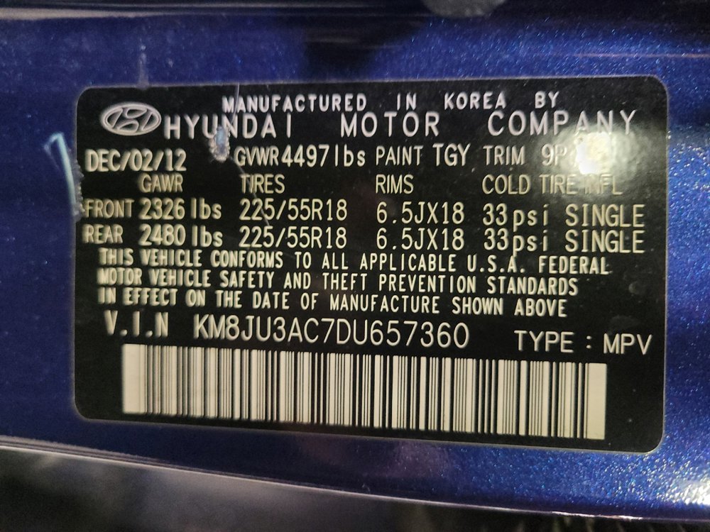 Used 2013 Hyundai Tucson Limited image 33