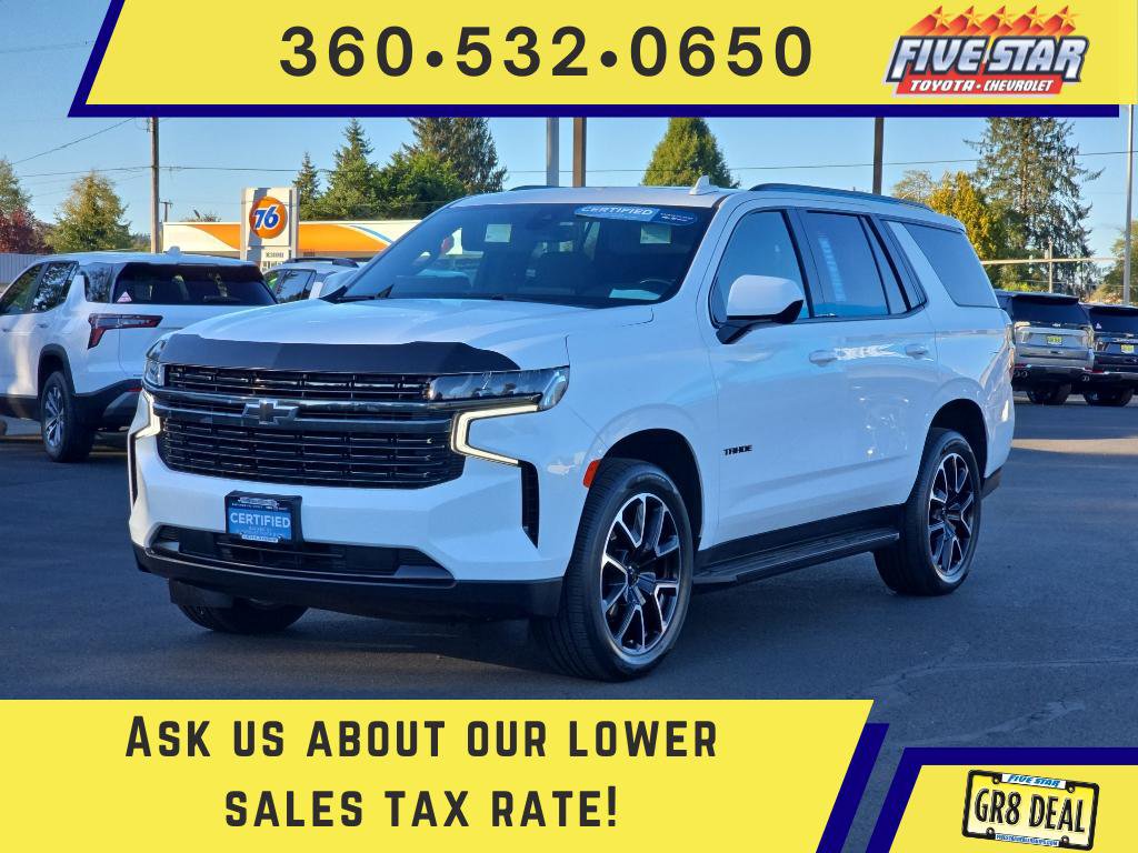 Certified 2021 Chevrolet Tahoe RST