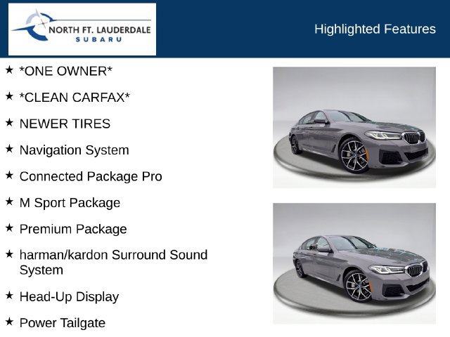 Used 2022 BMW 530e w/ Premium Package RWD image 7