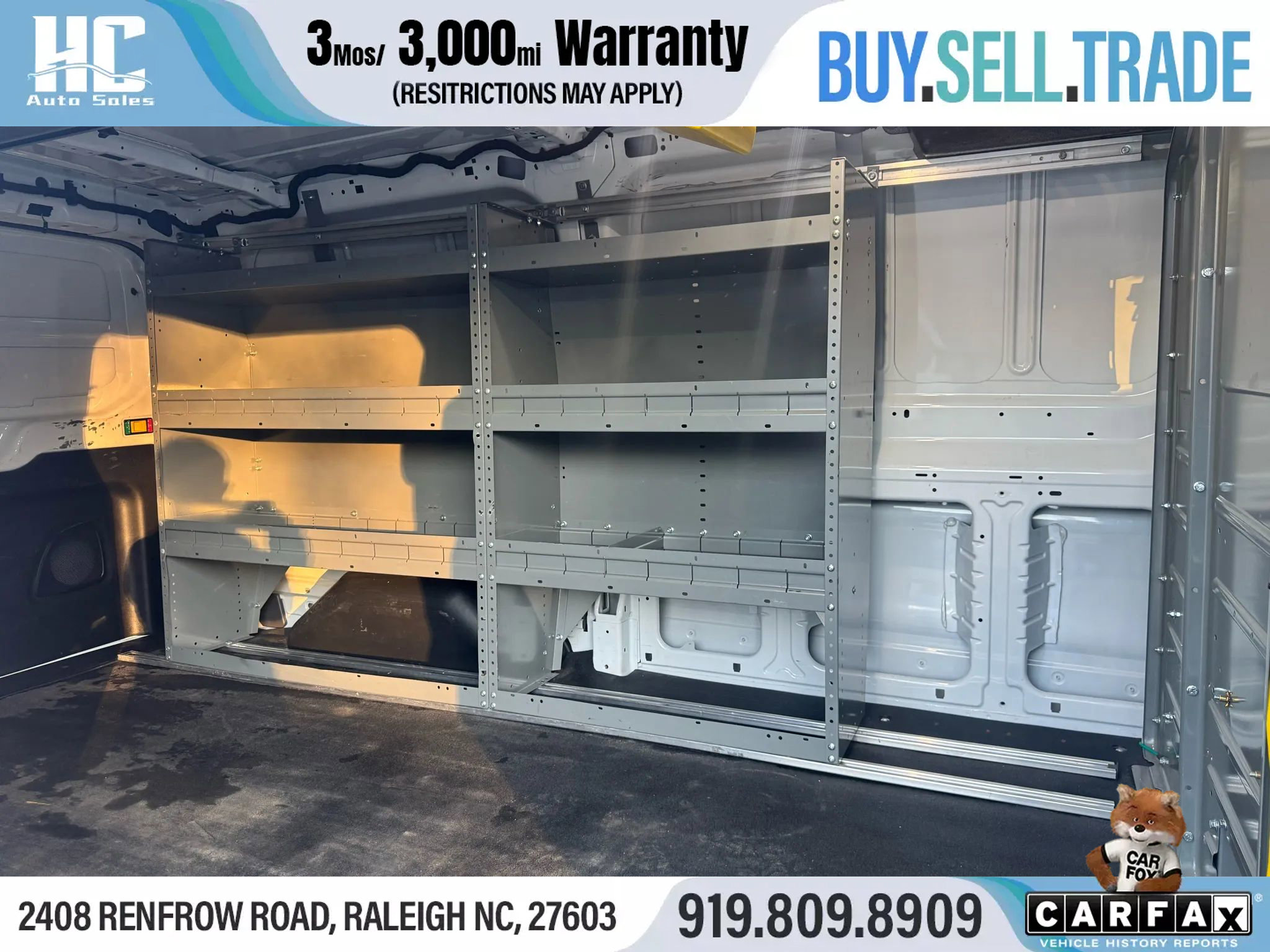 Used 2020 Ford Transit 250 Low Roof w/ Upfitter Package image 8