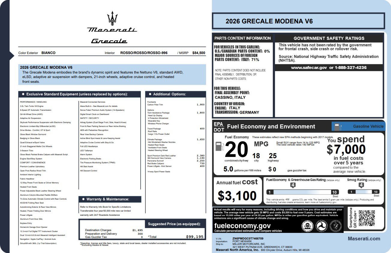 New 2026 Maserati Grecale Modena image 25