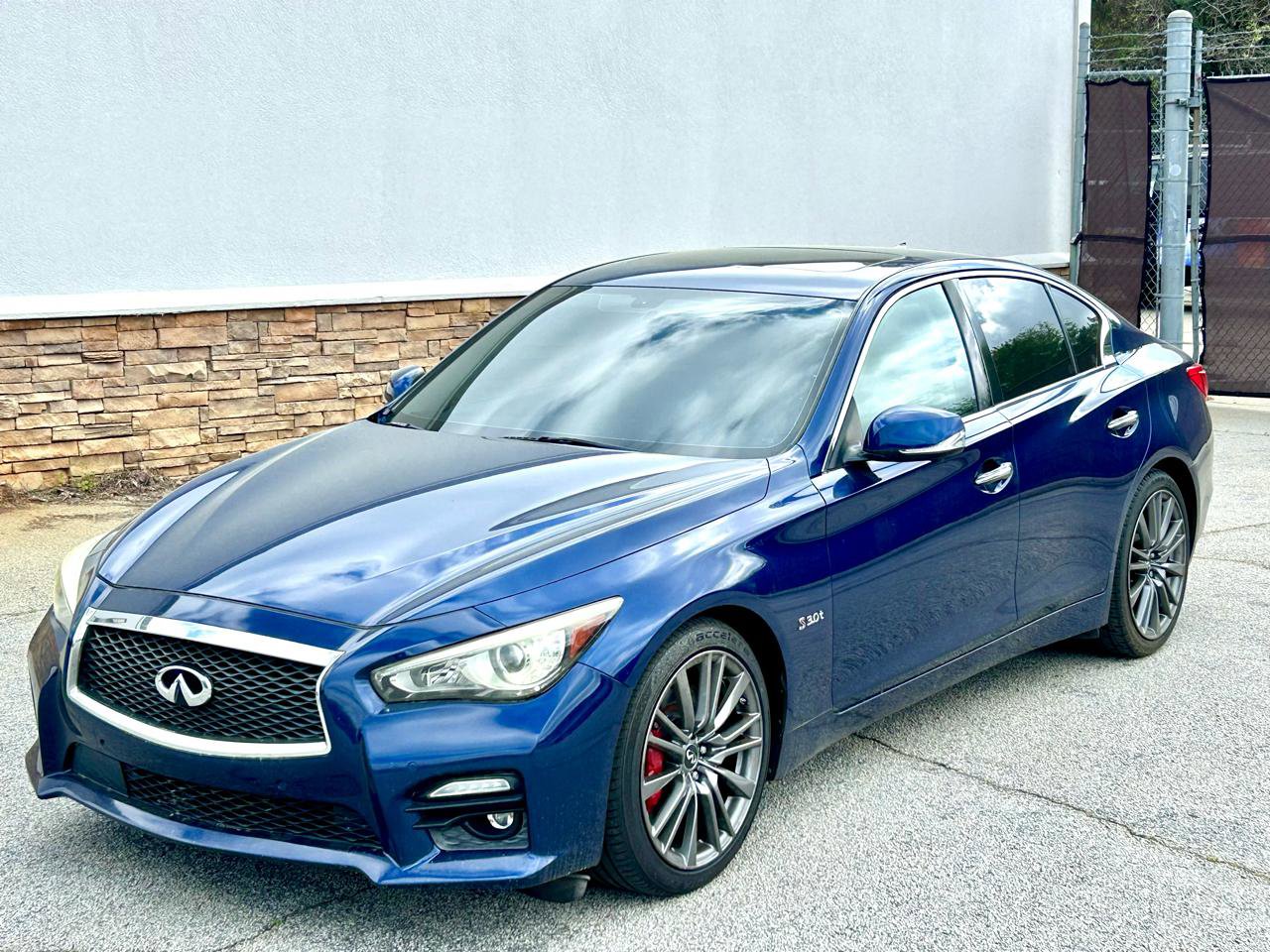 Used 2017 INFINITI Q50 Red Sport 400 RWD image 2