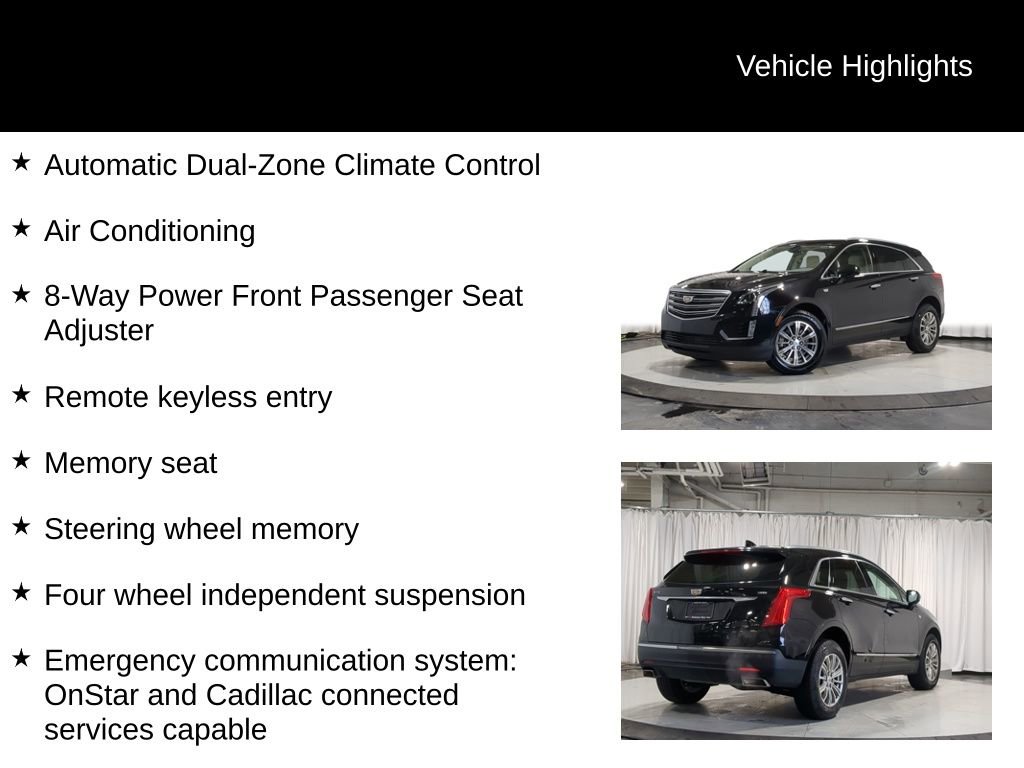 Used 2018 Cadillac XT5 Luxury w/ LPO, Wheel Lock Package image 13