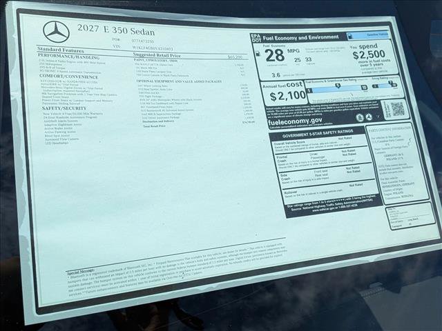 New 2027 Mercedes-Benz E 350 Sedan image 19