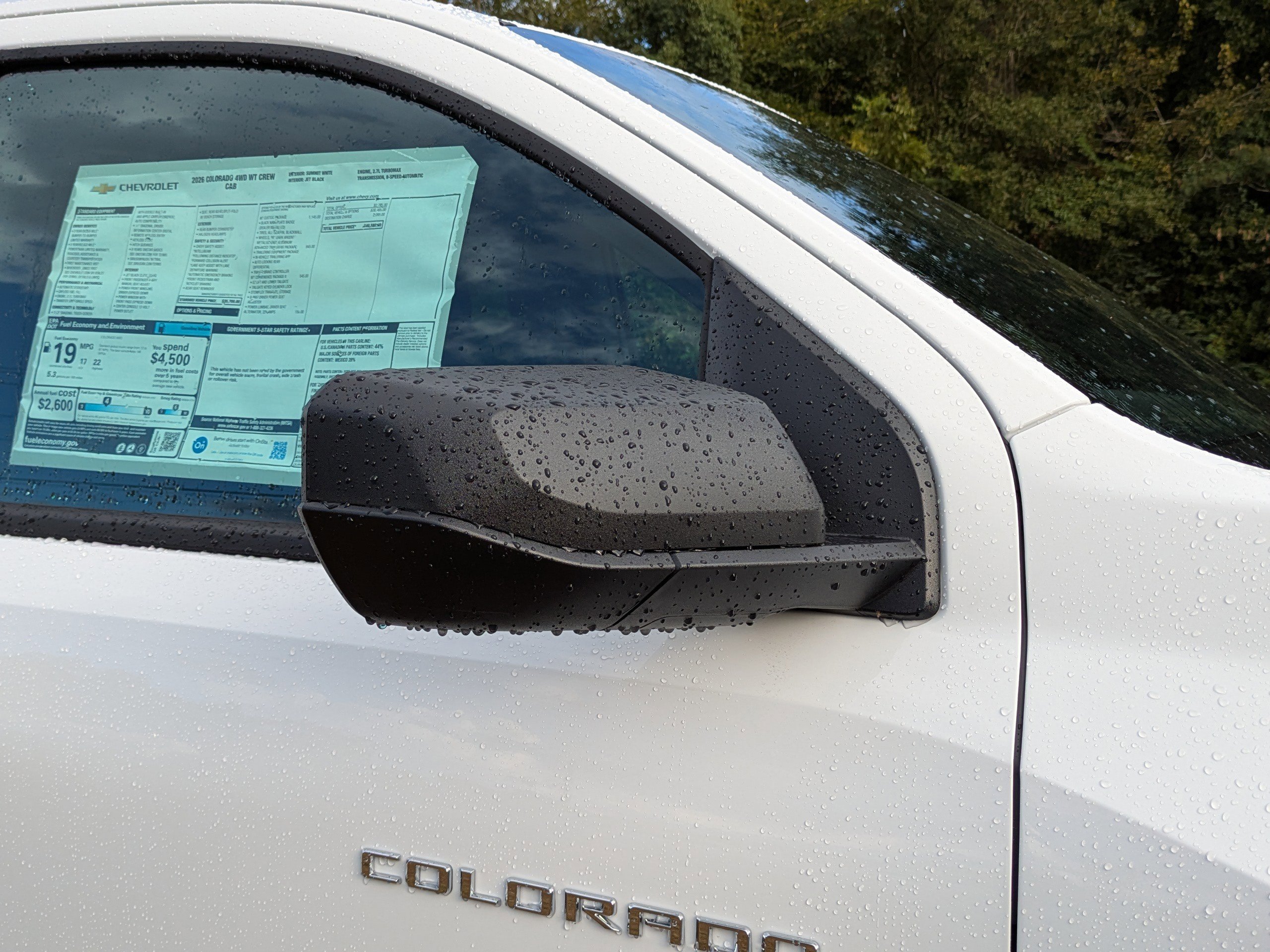 New 2026 Chevrolet Colorado W/T w/ WT Custom Package AWD/4WD image 12