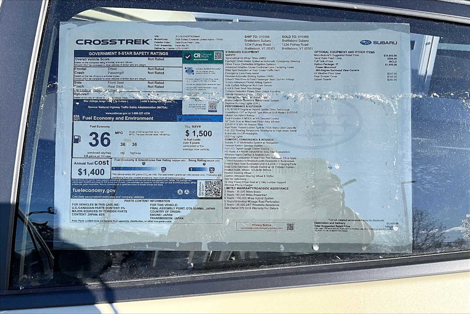 New 2026 Subaru Crosstrek 2.5i Limited image 19