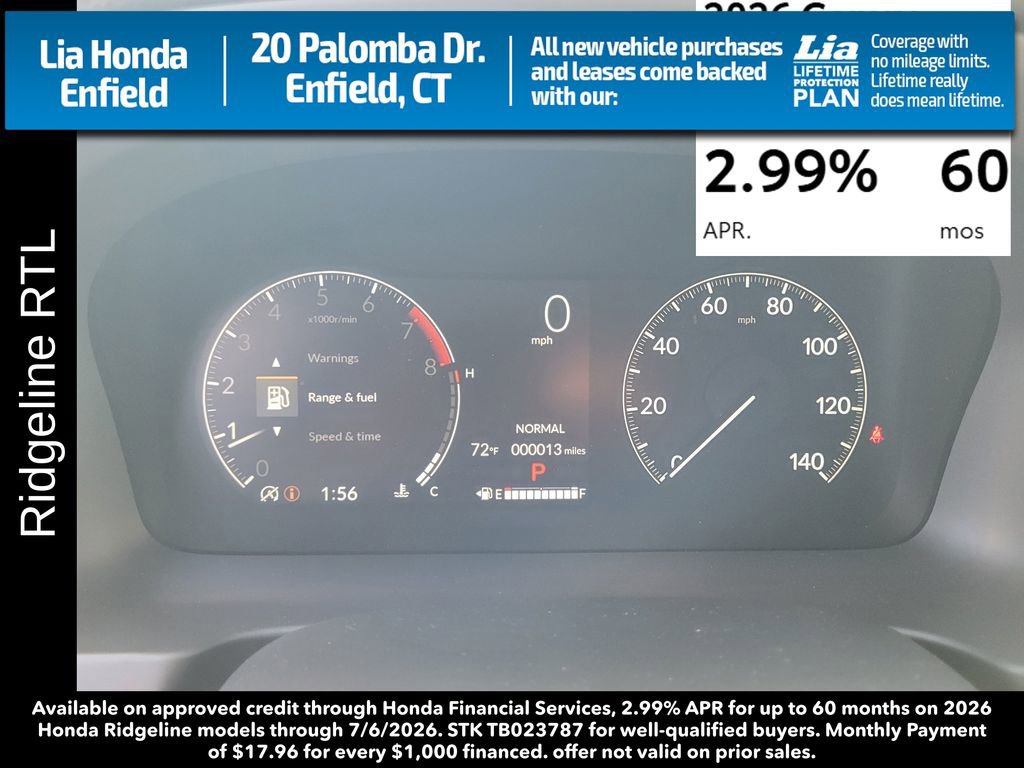 New 2026 Honda Ridgeline RTL image 21