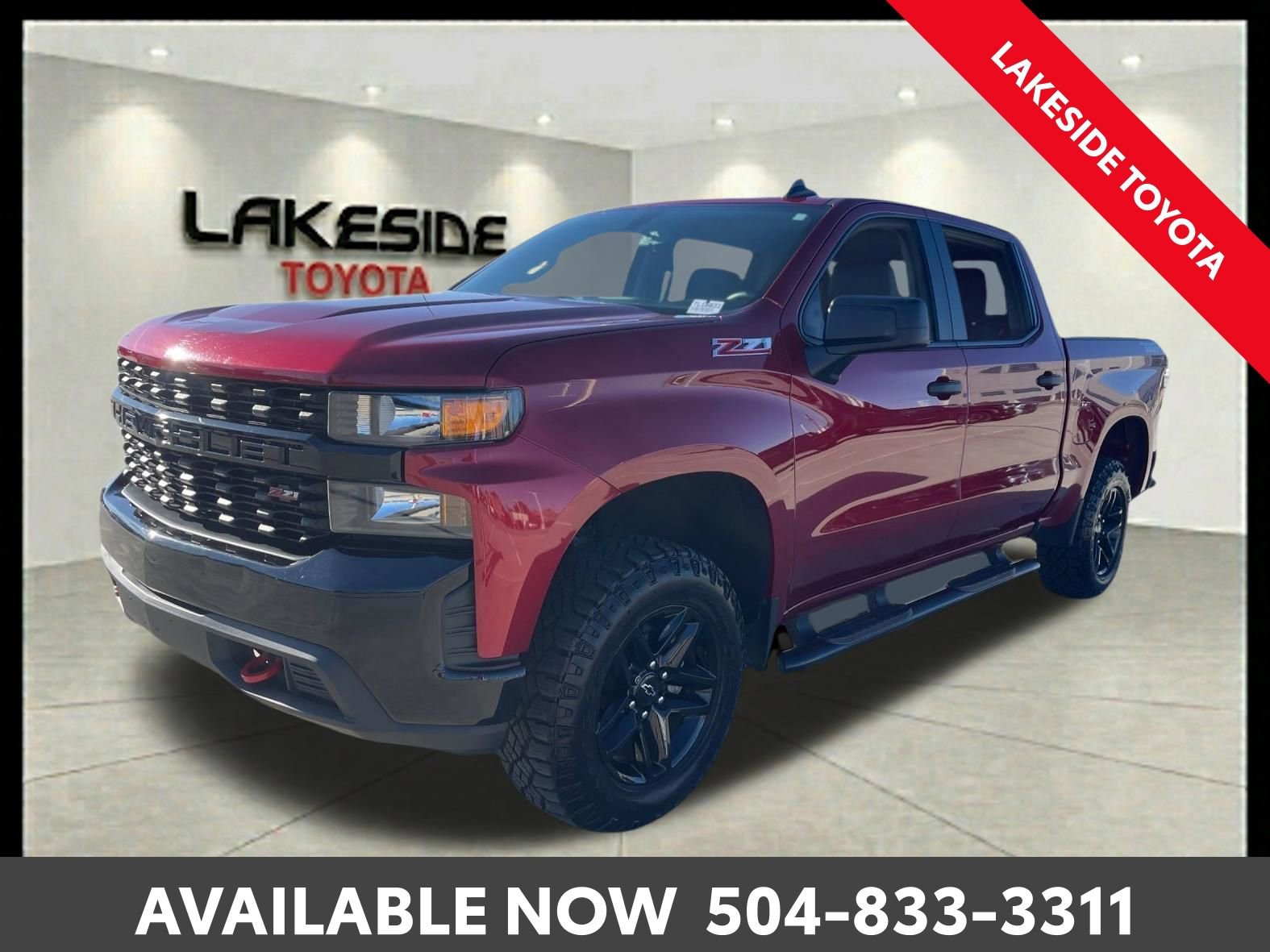 Used 2021 Chevrolet Silverado 1500 Custom Trail Boss w/ LPO, Dark Essentials Package image 1