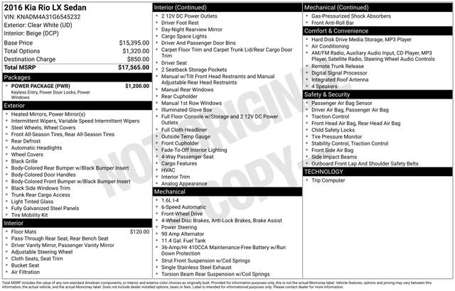 Used 2016 Kia Rio LX w/ Power Package image 5